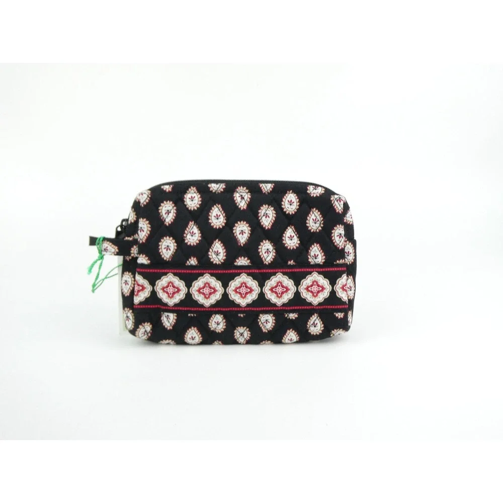 Vera Bradley Classic Black Small Cosmetic Case NWT